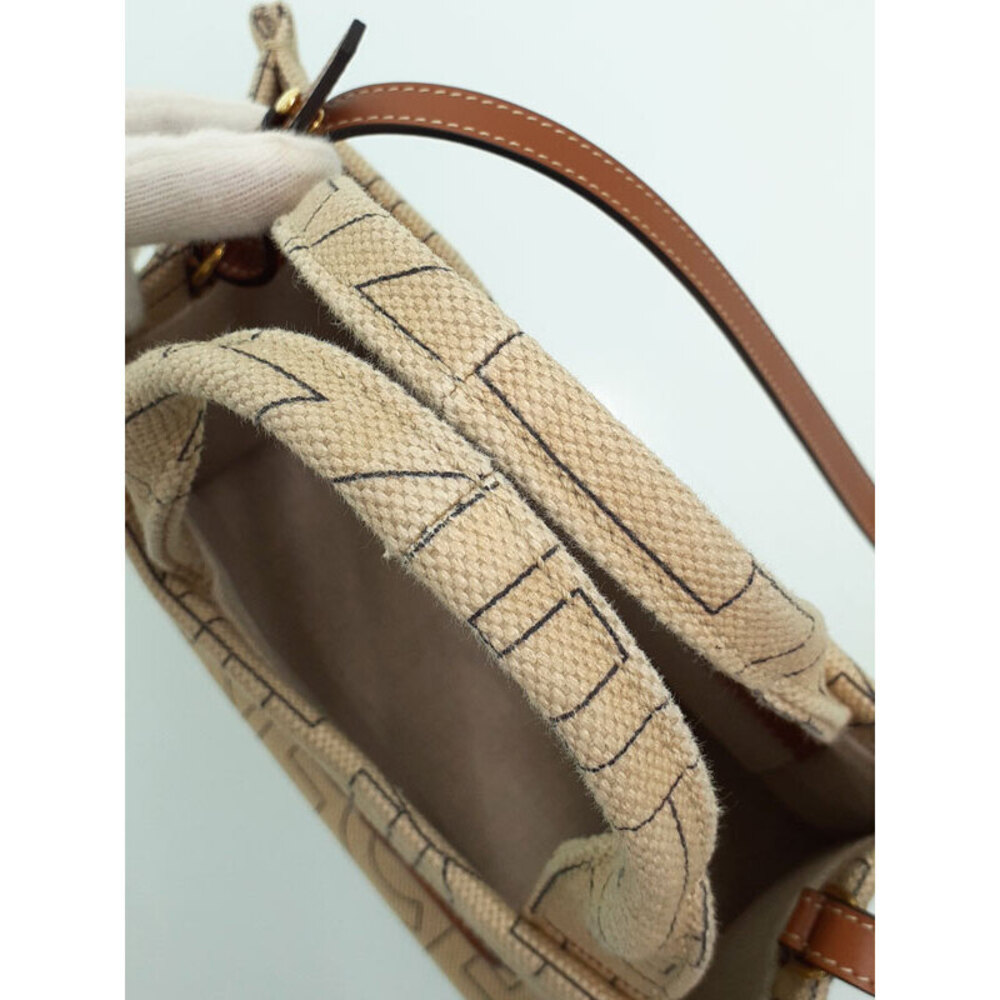 Celine Triomphe Logo Cabas Thais Bag - Picture 6 of 9